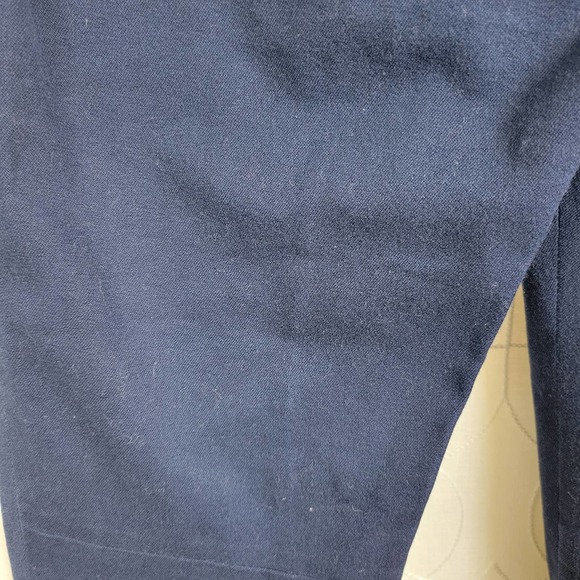 J Crew Blue Women's Straight Leg Trouser Dress Pants Size 4 - Picture 4 of 7